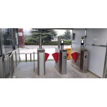 High Security Face Recognition Fingerprint Access Control Flap Barrier Turnstile Gate